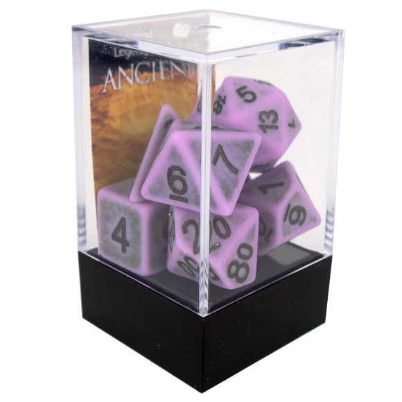 Legend Dice Poly Dice Set - Ancient - Swamp Fog, Boxed