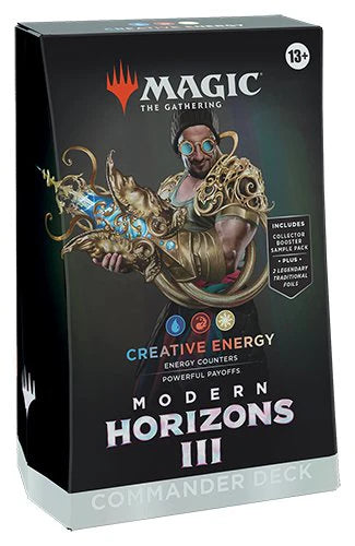 Magic The Gathering Modern Horizons 3 Commander Deck - Creative Energy 20% Off