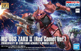 HG 1/144 MS-06S Zaku II Principality of Zeon Char Aznable's Mobile Suit (Red Comet Version)