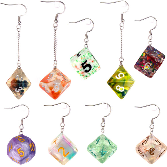 Painted Legions Mystery Dice Earrings Set - Randomly Selected