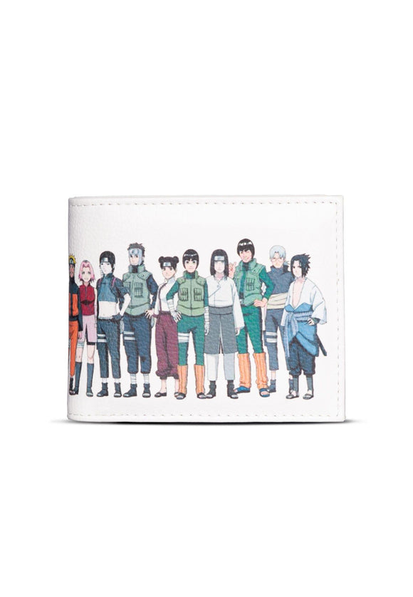 Naruto Shippuden Bifold Wallet Characters- White