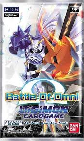 Digimon Card Game - Battle Of Omni Booster Pack BT05 (12 Cards) 15% Off