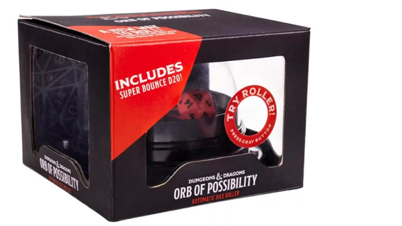 Fanroll - D&D Orb of Possibility Dice Roller with Silicone d20