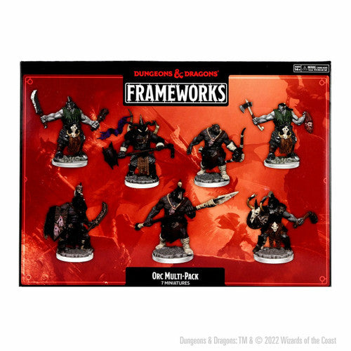 D&D Frameworks - Orc Multi-Pack Figures
