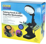 Modelcraft Helping Hands & LED Magnifier Workstation