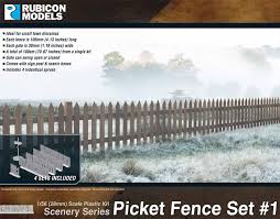 Rubicon Models 283002 - Picket Fence Set #1 - 10% Off