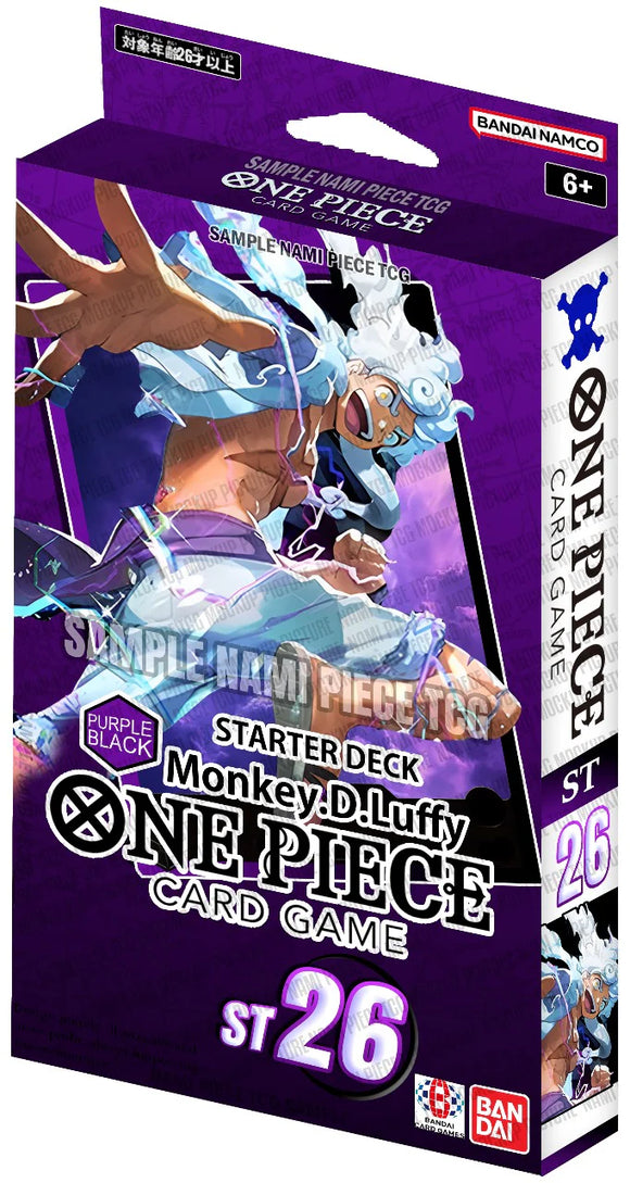 One Piece Card Game: Starter Deck - PURPLE/BLACK Monkey.D.Luffy - [ST26]