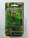WizKids Wardlings Painted RPG Figures: Witch and Cat
