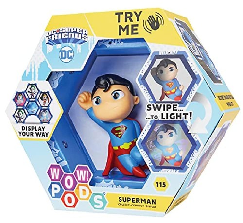 Wow! Pod DC Superman Light Up Bobble Head
