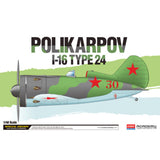 Academy Hobby Models 1/48 12314 Polikarpov I-16 Type 24