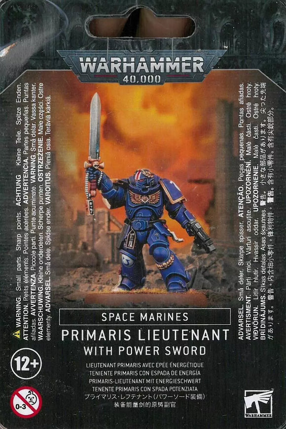 Space Marines Primaris Lieutenant with Power Sword 20% Off (Applied at checkout)