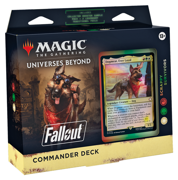 Magic The Gathering Fallout Commander Deck - Scrappy Survivors