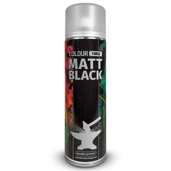 Colour Forge Matt Black Spray (500ml) (Store Collection Only) I.D. Required 16+