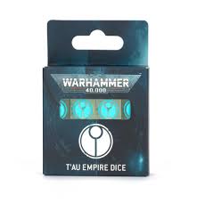 Warhammer 40k Tau Empire Dice Set - Discontinued
