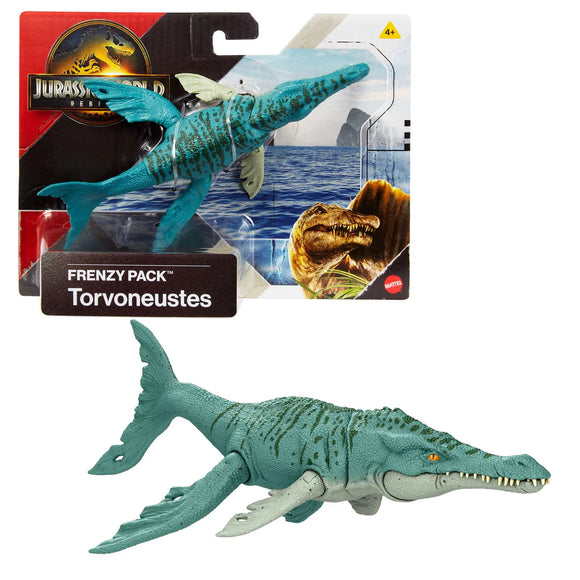 Jurassic World Rebirth Frenzy Pack Dinosaur Action Figure Torvoneustes