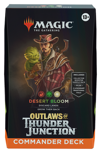 Magic The Gathering Outlaws of Thunder Junction Commander Deck - Desert Bloom