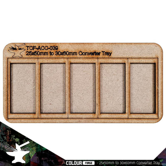 Colour Forge Converter Movement Tray 25x50mm to 30x60mm (5×1)