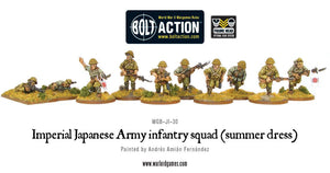 Bolt Action Imperial Japanese Army infantry squad (summer dress) 20% Off