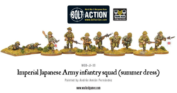 Bolt Action Imperial Japanese Army infantry squad (summer dress) 20% Off