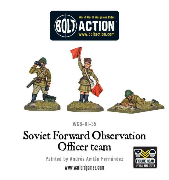 Bolt Action Soviet Army Foward Observer Officers (FOO) 20% Off