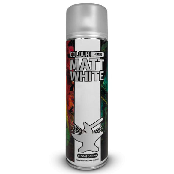 Colour Forge Matt White Spray (500ml) (Store Collection Only) I.D. Required 16+