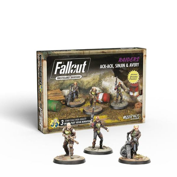 Fallout: Wasteland Warfare: Ack Ack, Sinjin & Avery