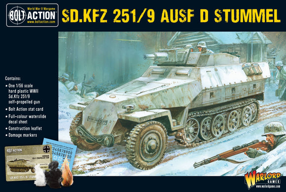 Bolt Action - Sd.Kfz 251-9 Ausf D Stummel half-track