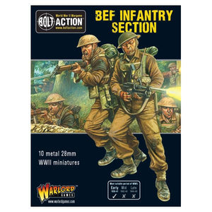 Bolt Action - British BEF Infantry Section 20% Off