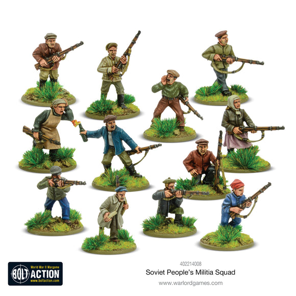 Bolt Action - Soviet Peoples Militia Squad