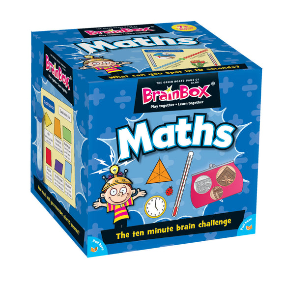 Brainbox Card Game Maths Edition - The 10 Minute Brain Challenge