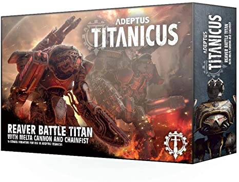 Adeptus Titanicus - Reaver Battle Titan with Melta Cannon and Chainfist
