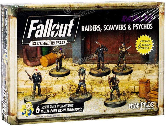 Fallout: Wasteland Warfare: Raiders, Scavvers & Psychos