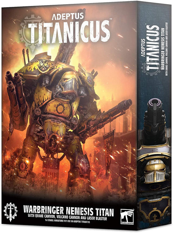 Adeptus Titanicus - Warbringer Nemesis Titan with Quake Cannon, Volcano Cannon and Laser Blaster