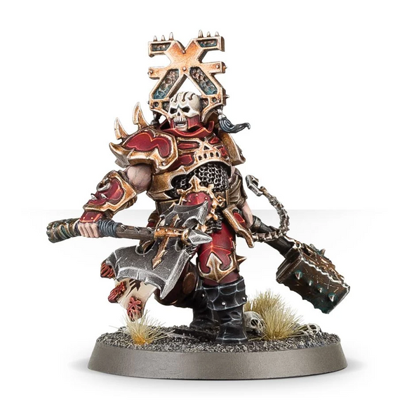 Blades of Khorne - Aspiring Deathbringer with Goreaxe and Skullhammer (Online Exclusive)