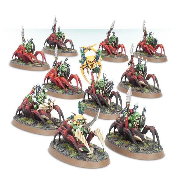 Gloomspite Gitz - Grot Spider Riders (Online Exclusive)