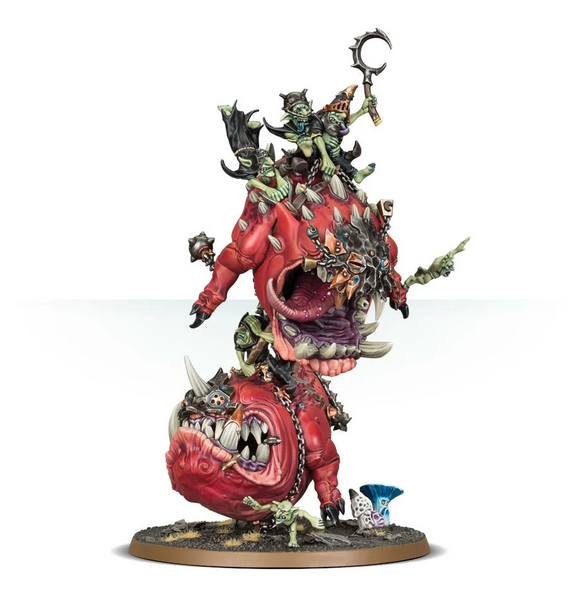 Gloomspite Gitz - Loonboss on Mangler Squigs