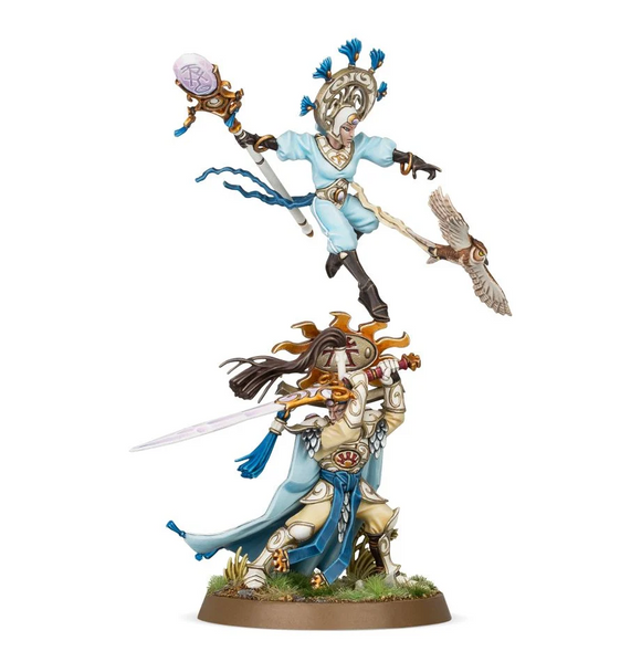 Lumineth Realm-lords - Ellania and Ellathor, Eclipsian Warsages (Online Exclusive)
