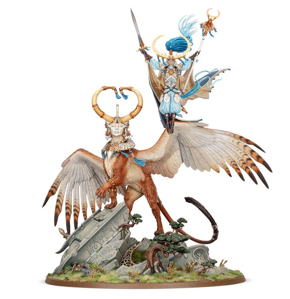 Lumineth Realm-lords - Archmage Teclis and Celennar, Spirit of Hysh (Online Exclusive)