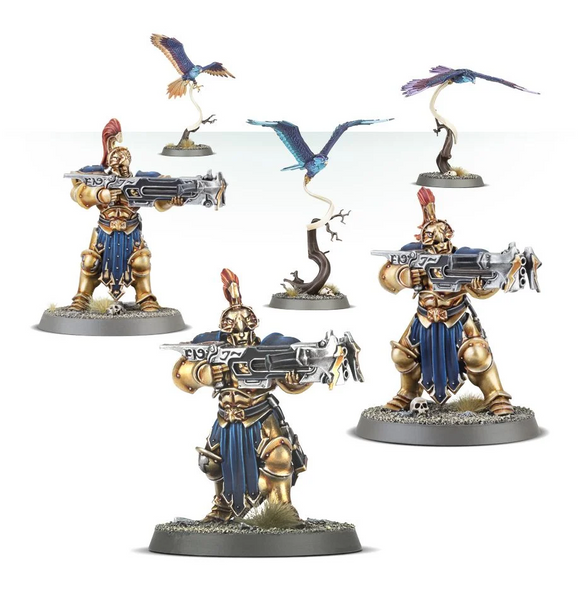 Stormcast Eternals - Vanguard-Raptors With Hurricane/ Longstrike Crossbows & Aetherwings