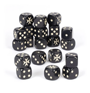 Black Templars Dice Set (Check Stock)