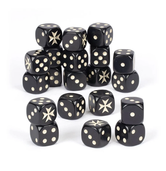 Black Templars Dice Set (Check Stock)