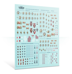Adeptus Titanicus - Legio Mortis Transfer Sheet (Online Exclusive)