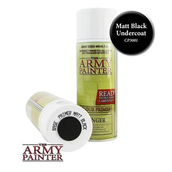 The Army Painter: Base Primer - Matt Black