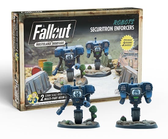 Fallout: Wasteland Warfare - Robots: Securitron Enforcers