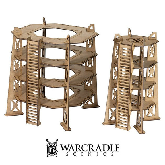 Complex Red - 4 Storey Tower Set
