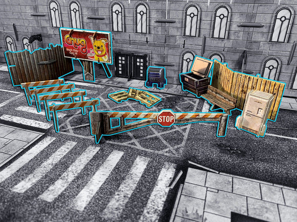 Battle Systems Terrain: Urban Street Accessories II (Needs Prices)