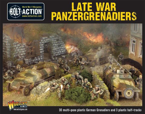 Bolt Action - Late War Panzergrenadiers (Needs updated prices)