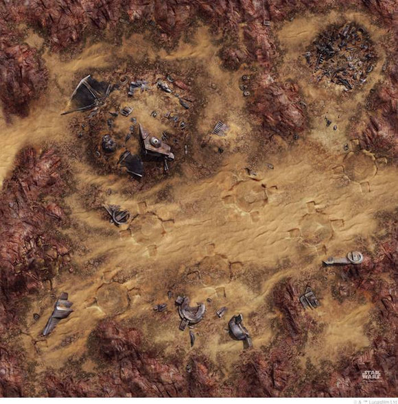 Star Wars: Legion - Desert Junkyard Gamemat