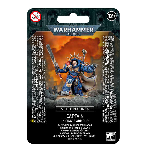 Space Marines Captain in Gravis Armour 20% Off (Applied at checkout)