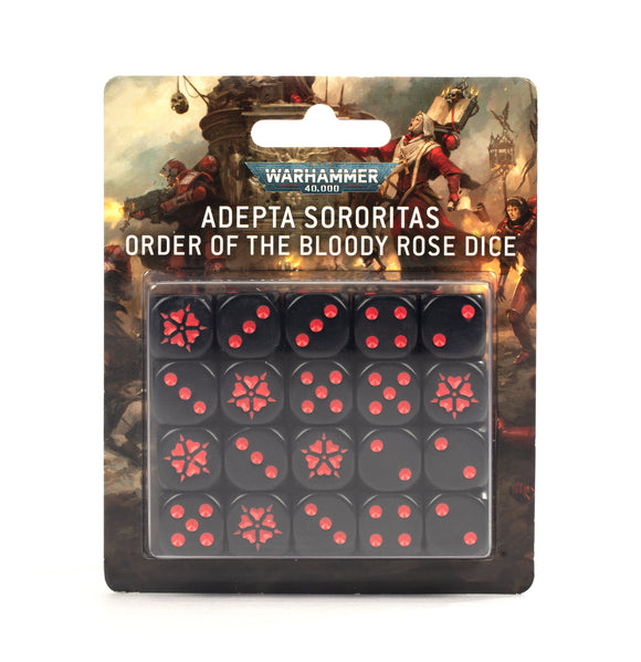 Adepta Sororitas - Order of The Bloody Rose Dice Set (Check Stock)
